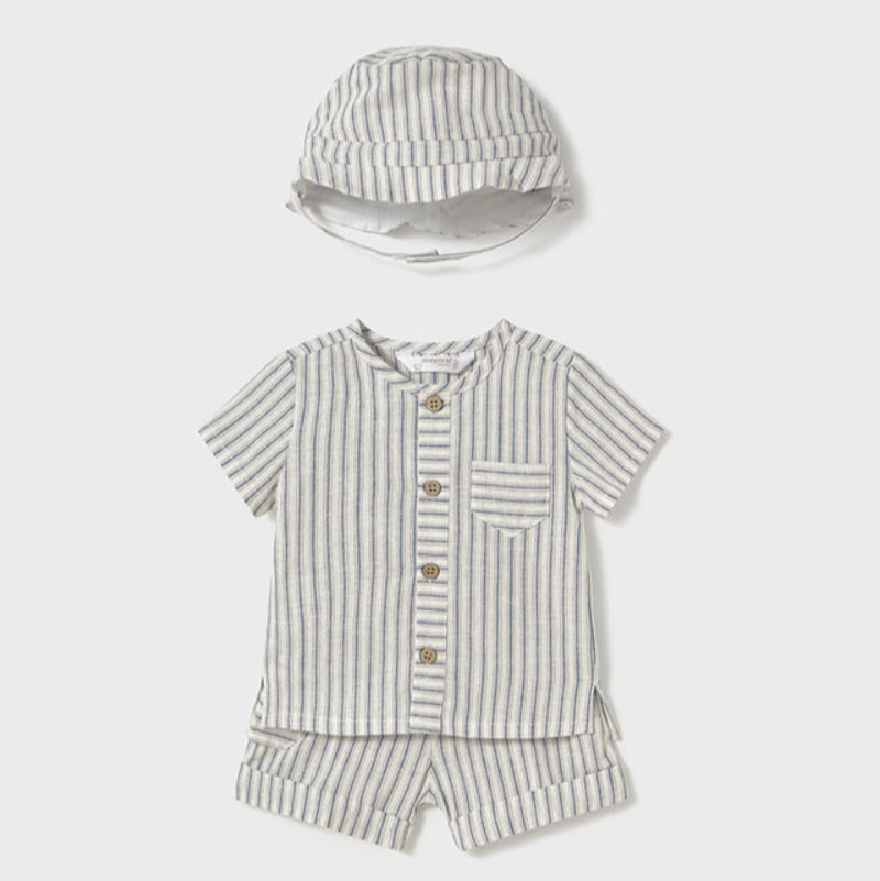 Natural 3-Piece Striped Set
