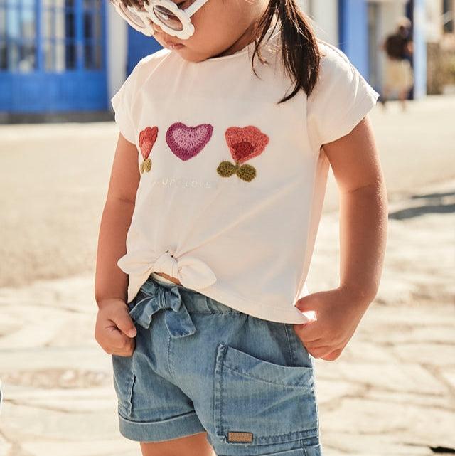 Light Denim Shorts