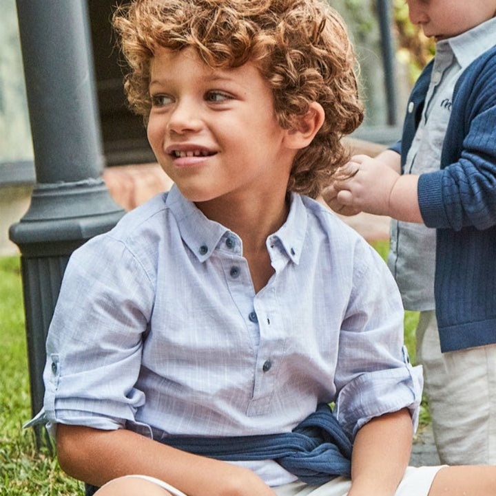 Pearl Long Sleeve Popover Shirt