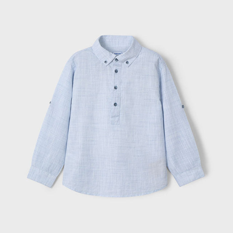 Pearl Long Sleeve Popover Shirt