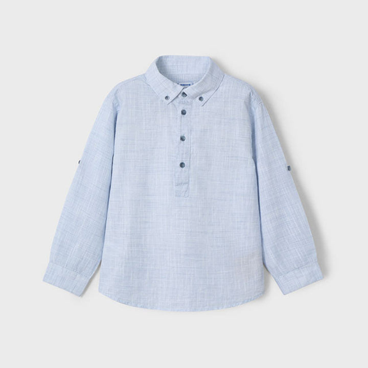 Pearl Long Sleeve Popover Shirt