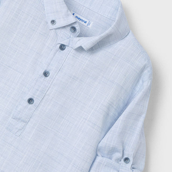 Pearl Long Sleeve Popover Shirt