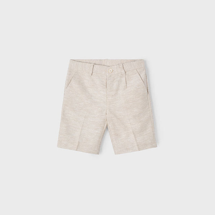 Sand Linen Dress Shorts