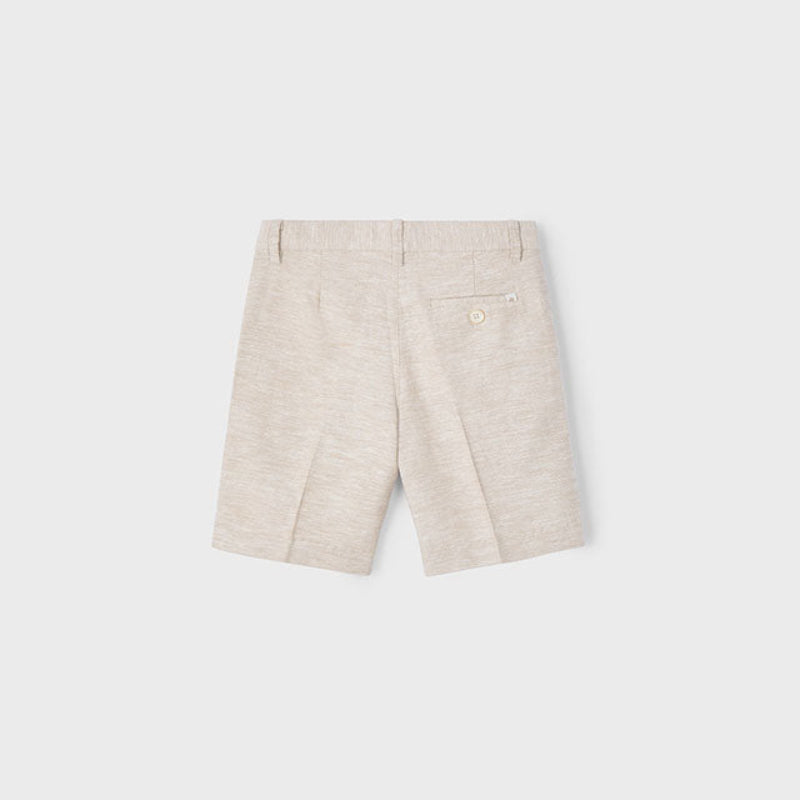 Sand Linen Dress Shorts