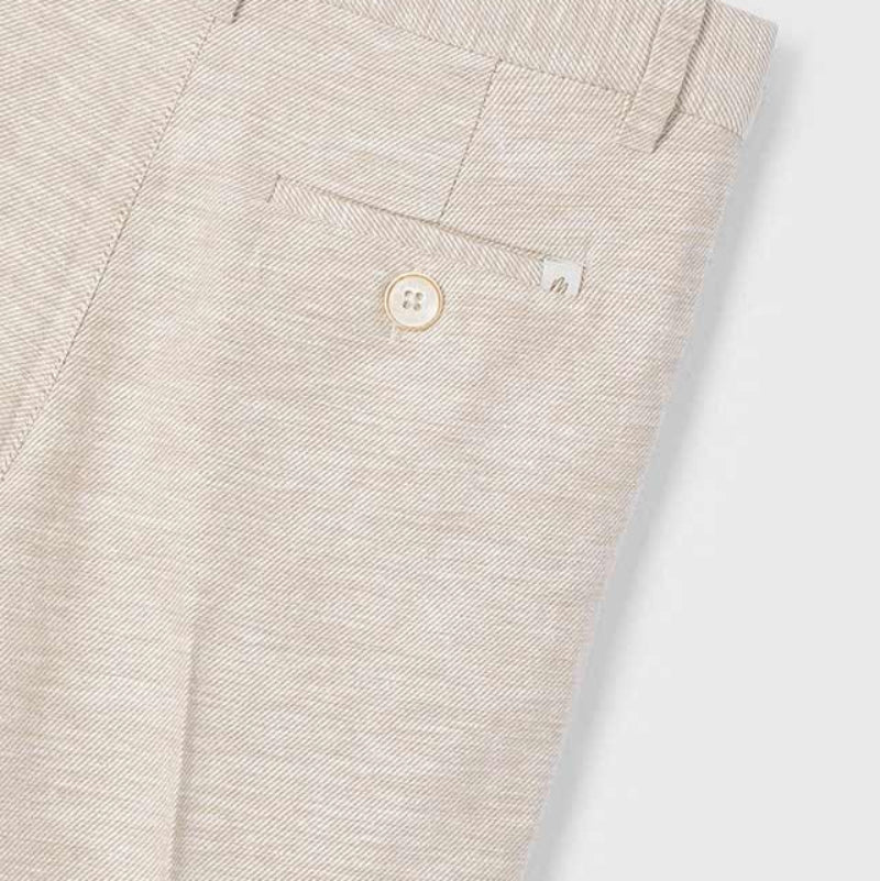 Sand Linen Dress Shorts