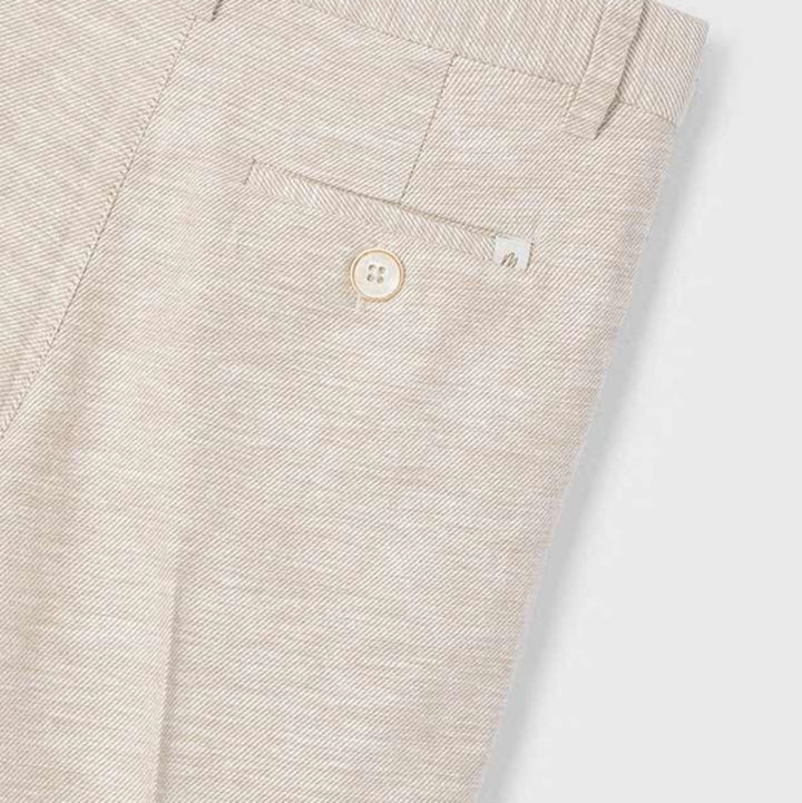 Sand Linen Dress Shorts