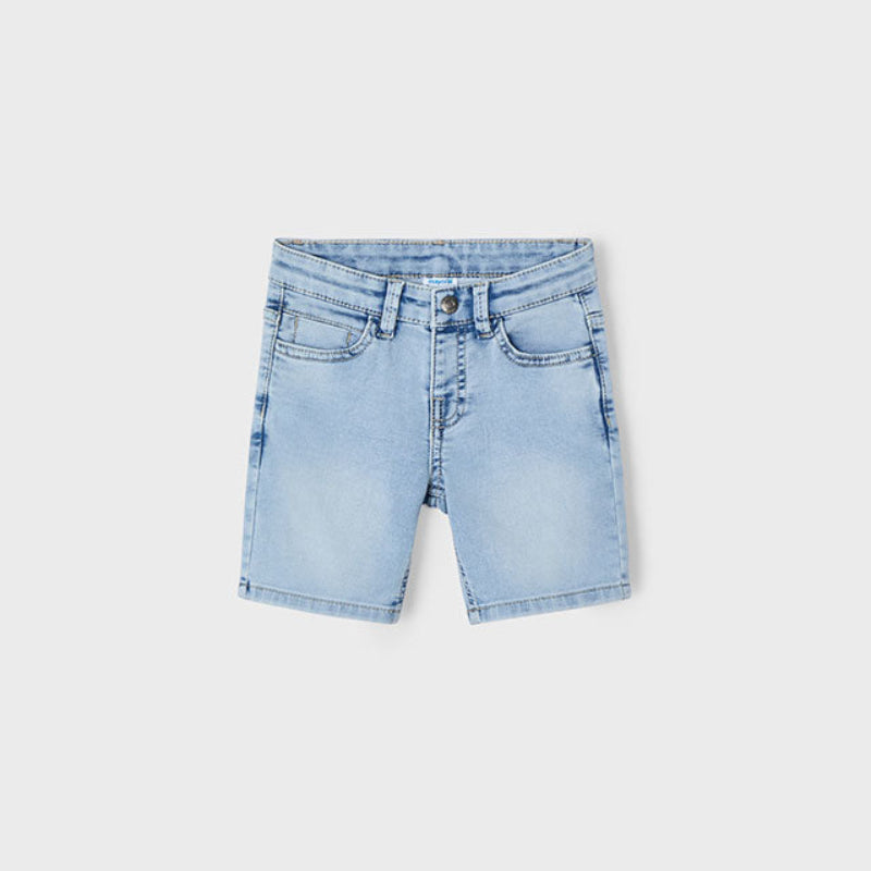 Bleach Denim Shorts