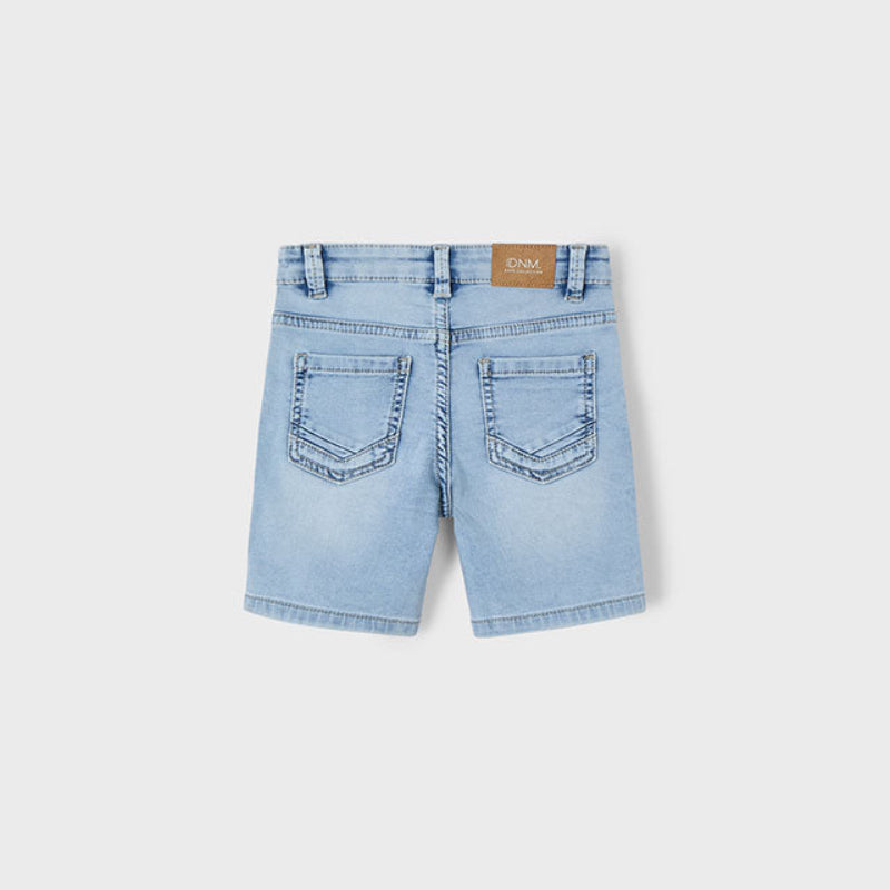 Bleach Denim Shorts