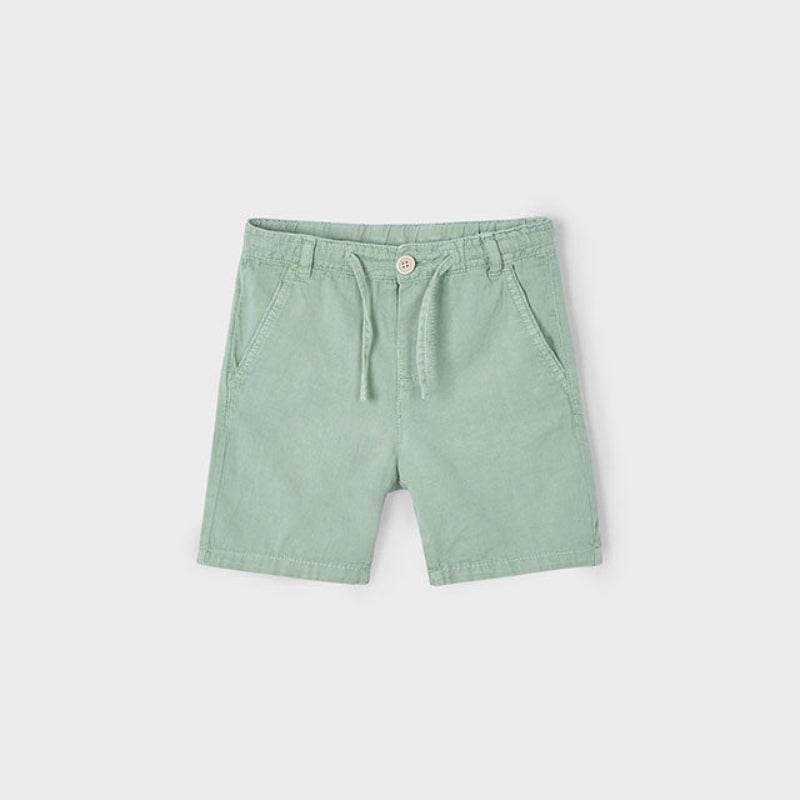 Bayleaf Linen Bermuda Shorts