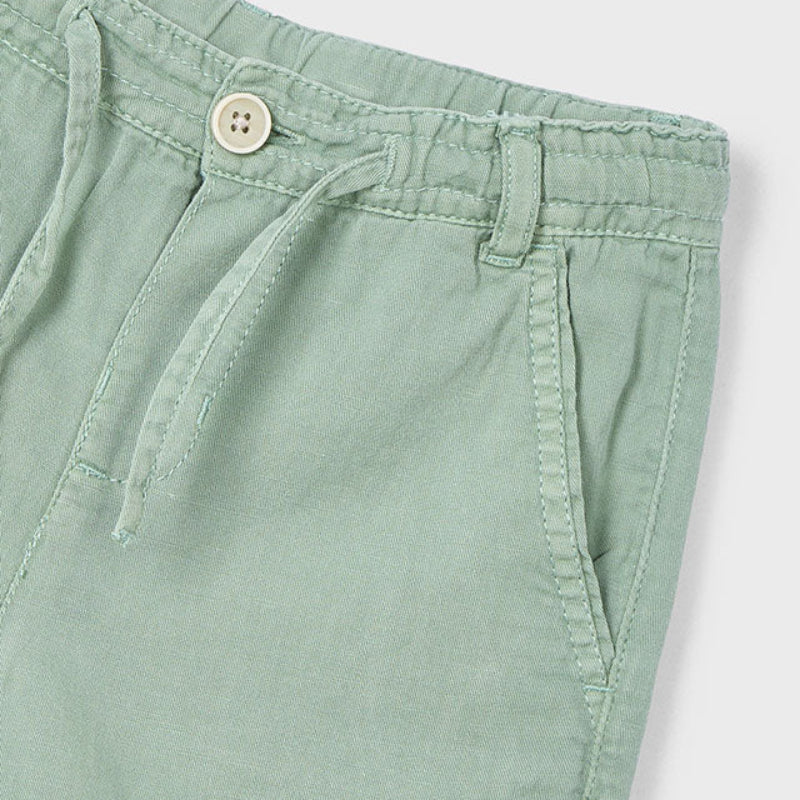 Bayleaf Linen Bermuda Shorts