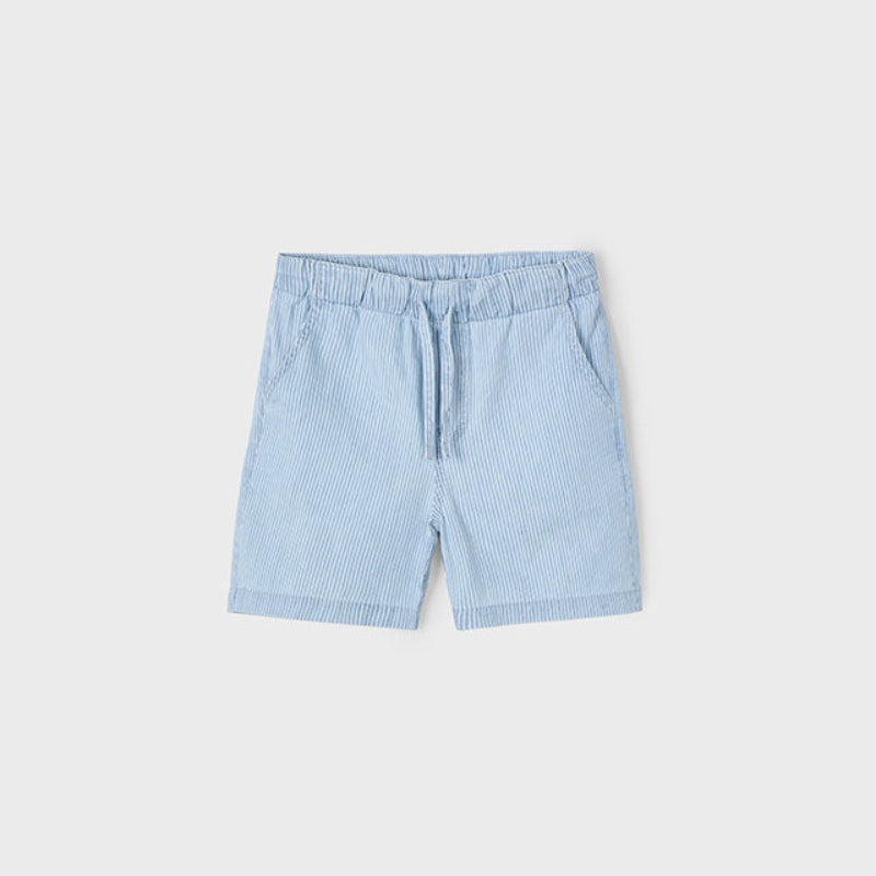 Blue Stripe Casual Shorts