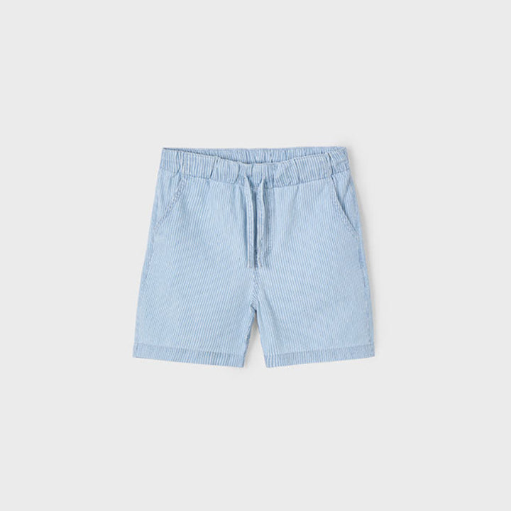 Blue Stripe Casual Shorts