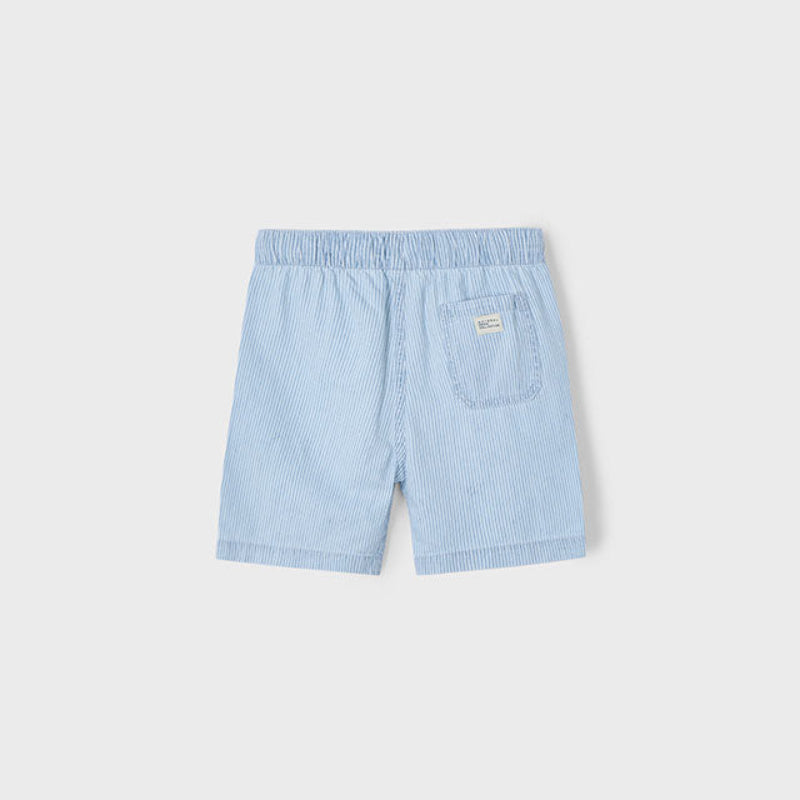 Blue Stripe Casual Shorts