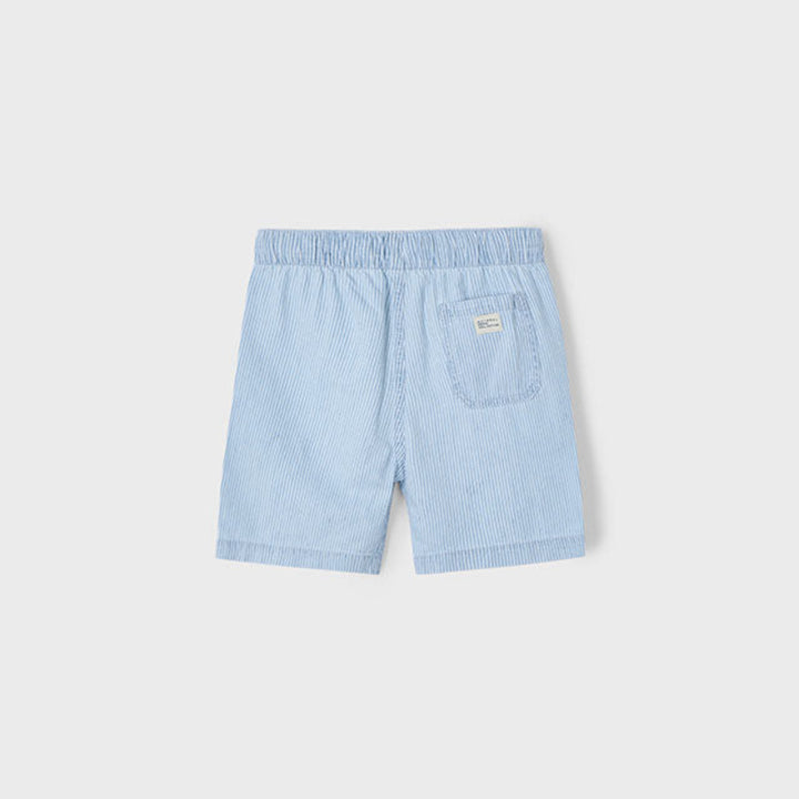 Blue Stripe Casual Shorts