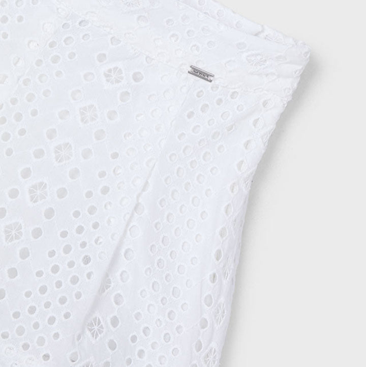White Eyelet Shorts