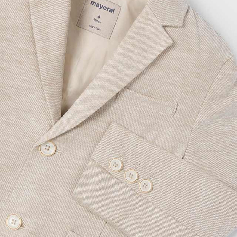 Sand Linen Blazer