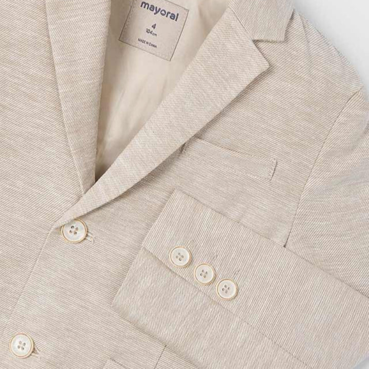 Sand Linen Blazer