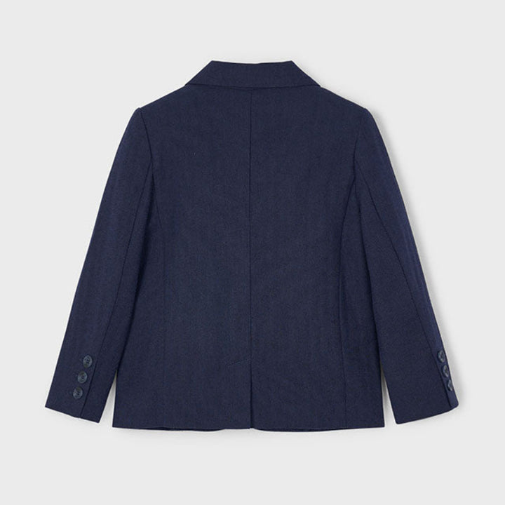Navy Linen Blazer