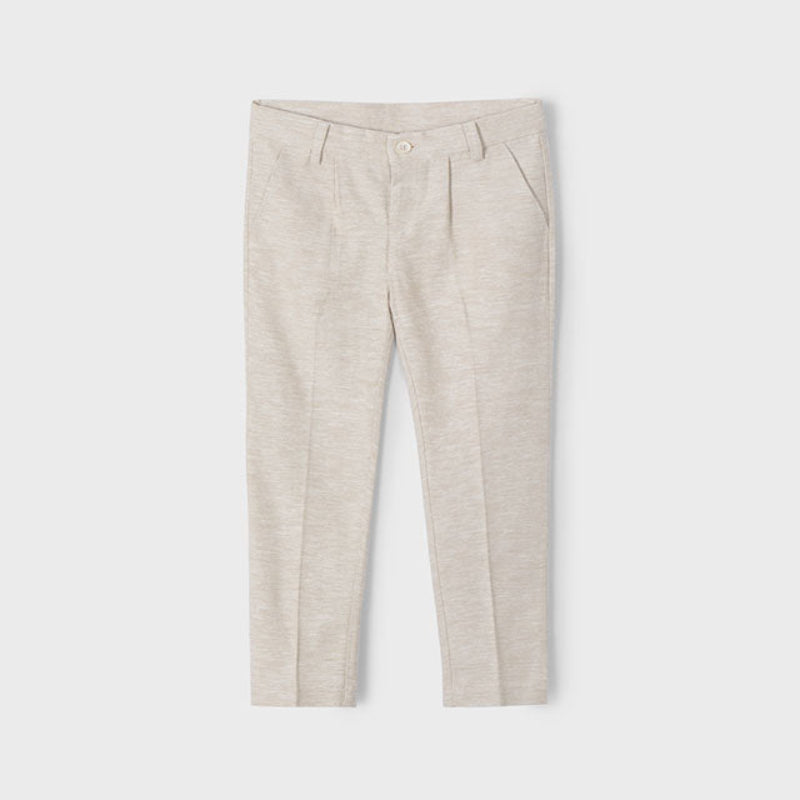 Sand Linen Dress Pants