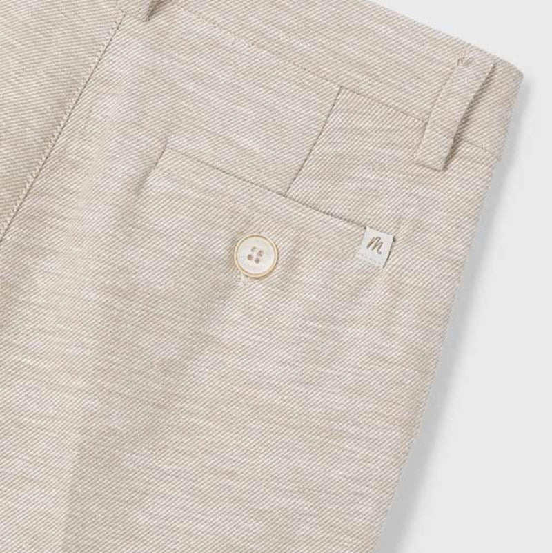Sand Linen Dress Pants