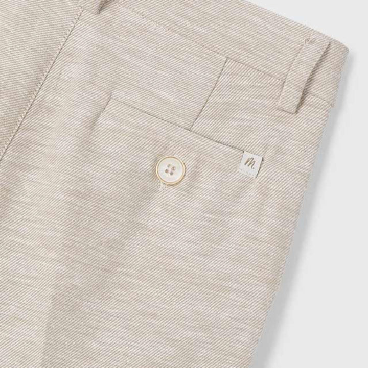 Sand Linen Dress Pants