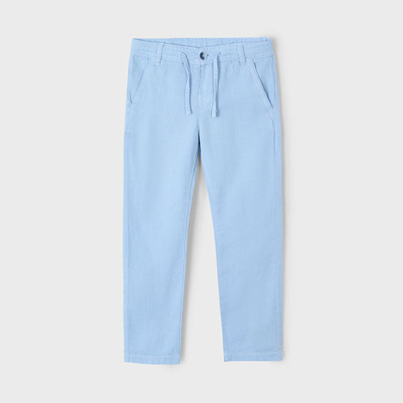 Pearl Blue Linen Pants