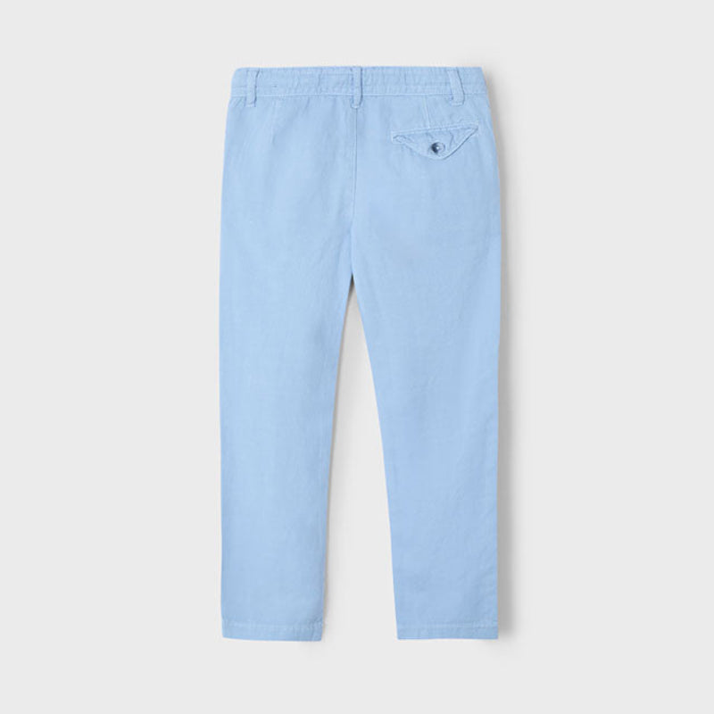 Pearl Blue Linen Pants