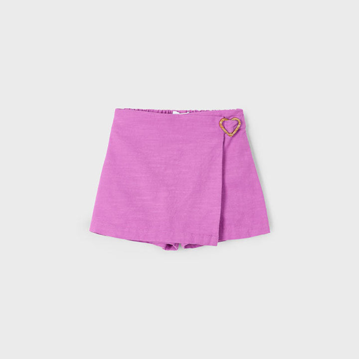 Orchid Heart Buckle Skort