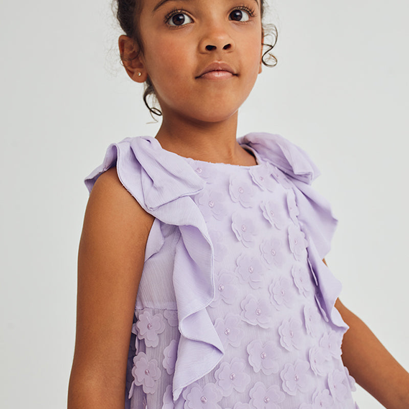 Lilac Floral Bambula Dress