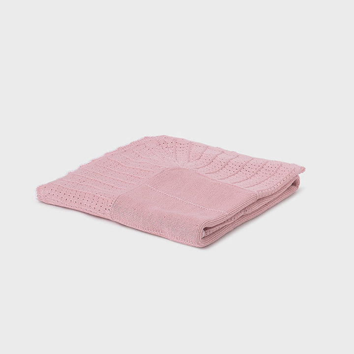 Rose Knit Baby Blanket