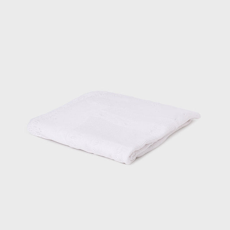 Natural Knit Baby Blanket