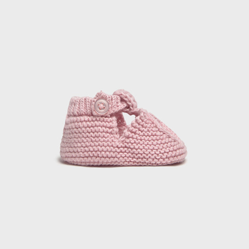 Rose Knit Booties