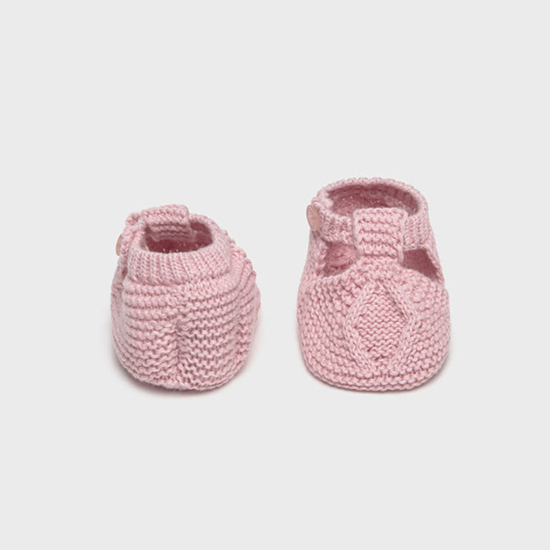Rose Knit Booties
