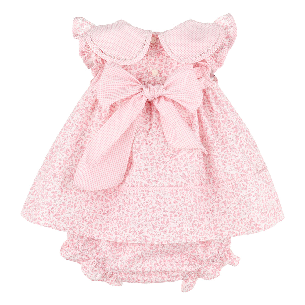 Pink Blooms Petal Float w/ Bow Back