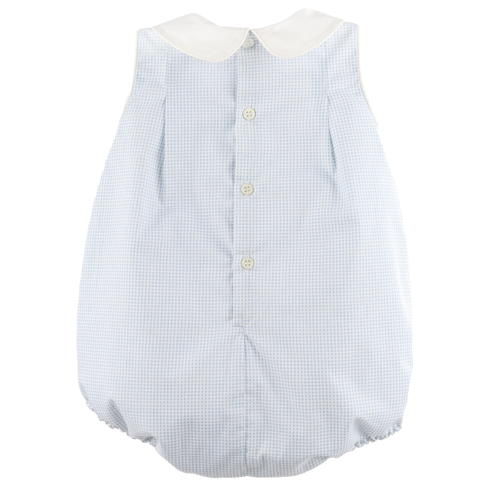 Blue Microcheck Bubble