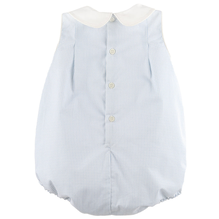 Blue Microcheck Bubble