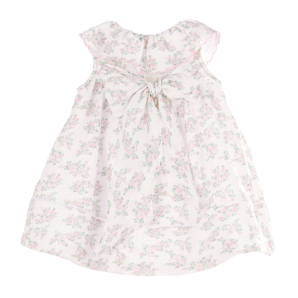 Floral Bluffs Ruffle Dress - Pink