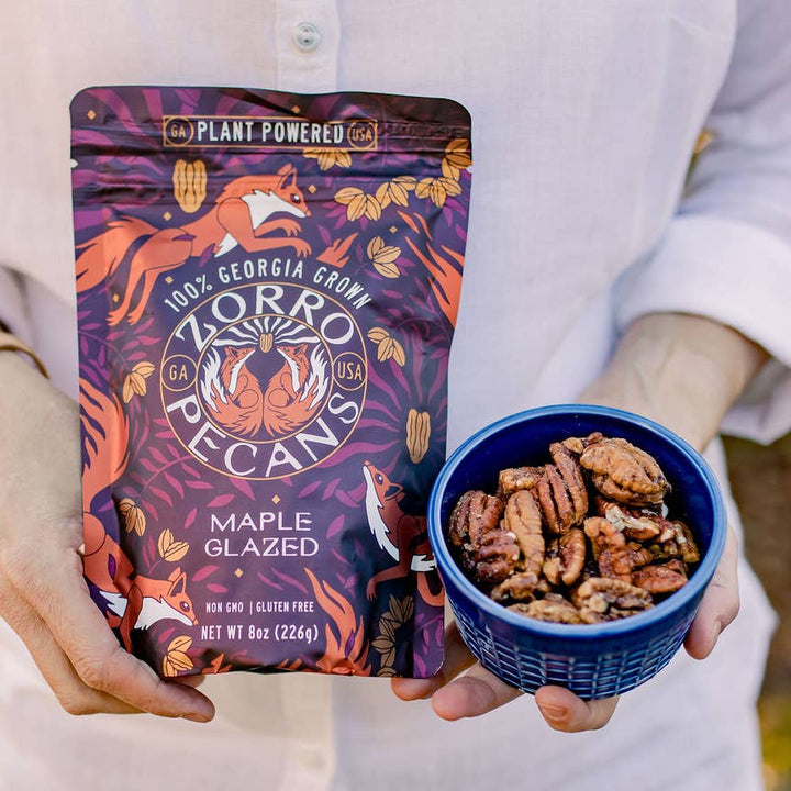 Maple Glazed Pecans