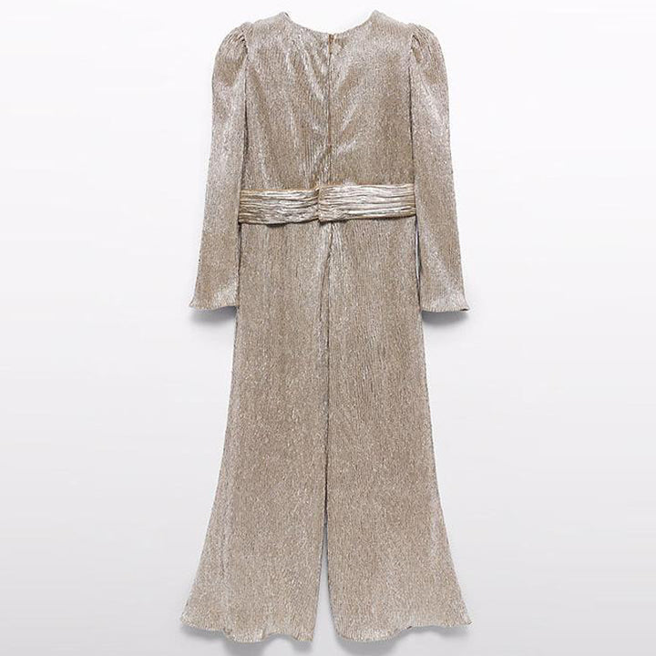Bronze Shimmer Jumpsuit