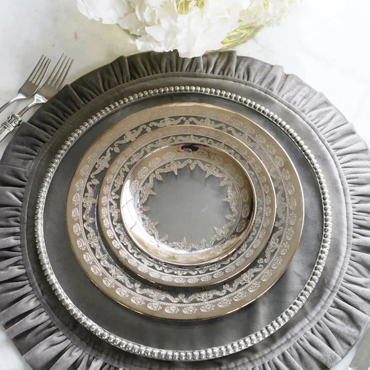 Vetro Platinum Dinner Plate