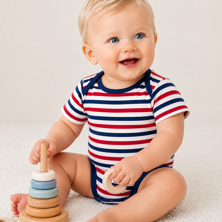 USA Stripe Onesie