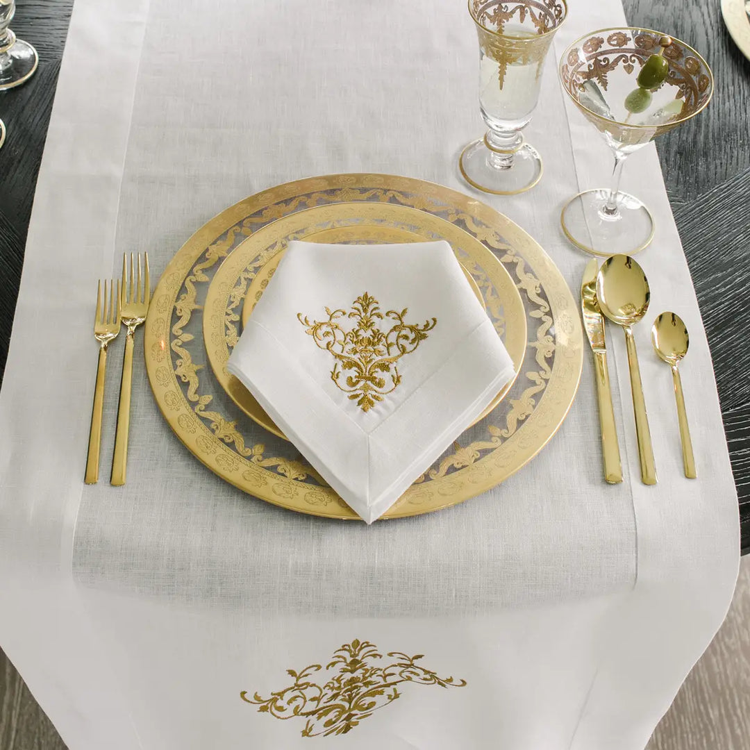 Vetro Gold Dinner Plate
