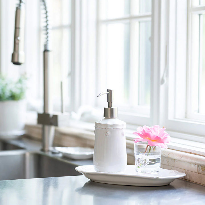 Berry &amp; Thread Soap Dispenser - Whitewash