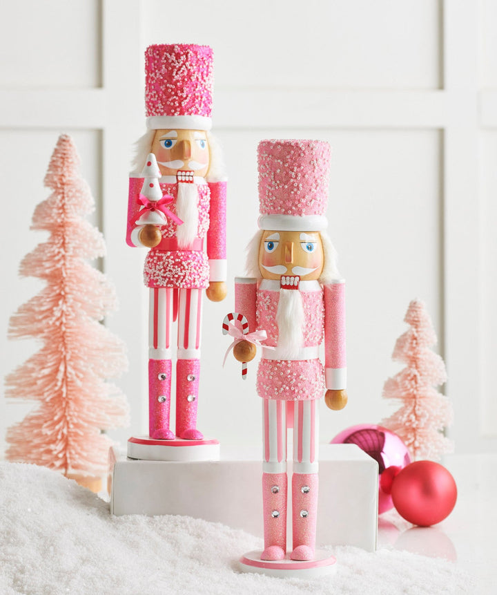 15.5" Pink Nutcrackers