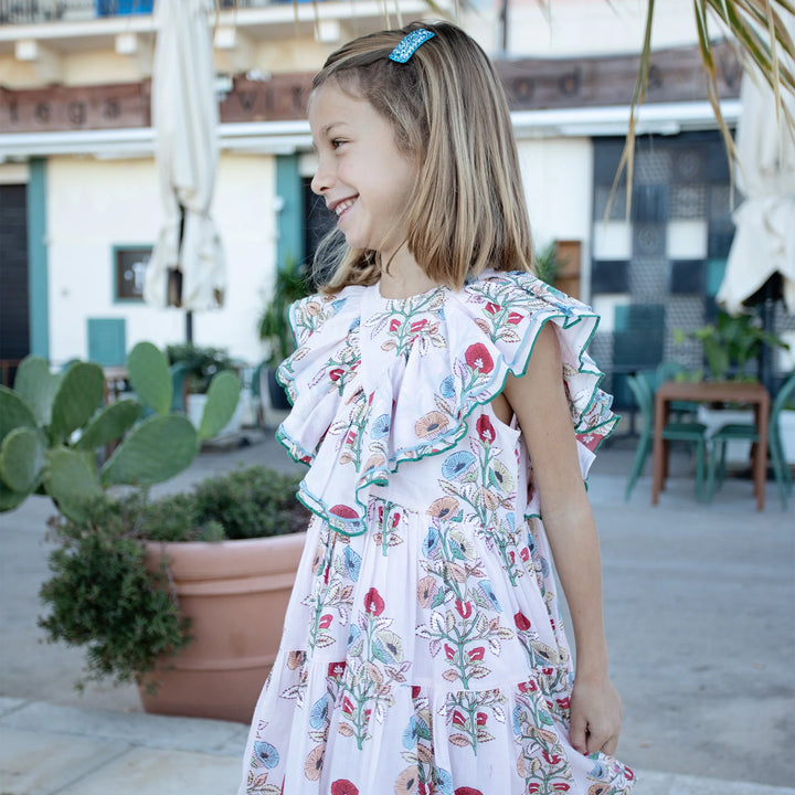Girls Raphaela Dress - Multi Bouquet Floral