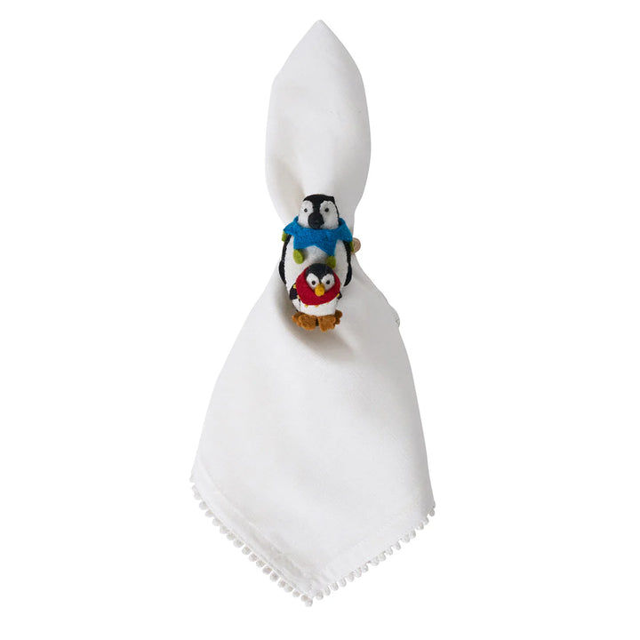 Berry & Thread North Pole Animal Napkin Ring Assorted Set/4