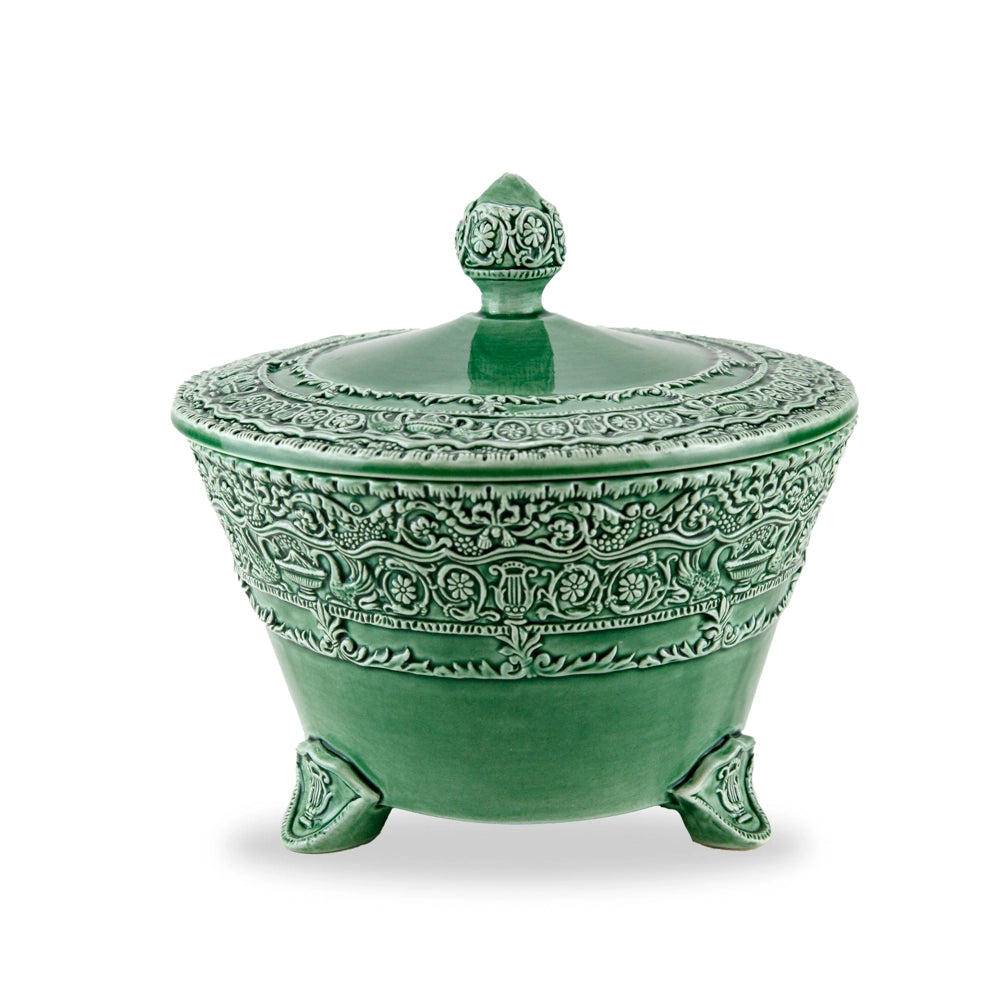 Renaissance Footed Bowl with Lid