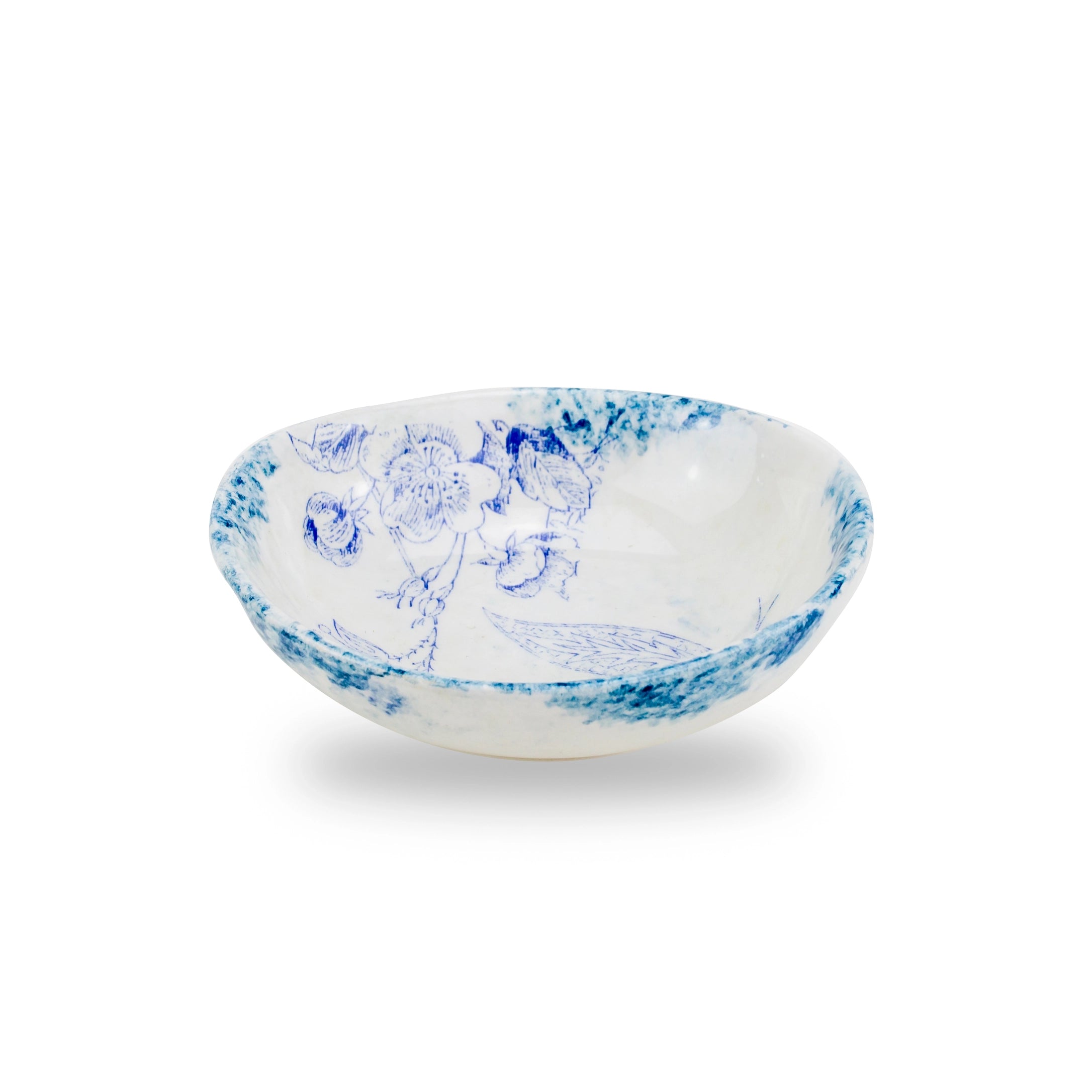 Giulietta Blue Oval Dipping Bowl - Set of 2