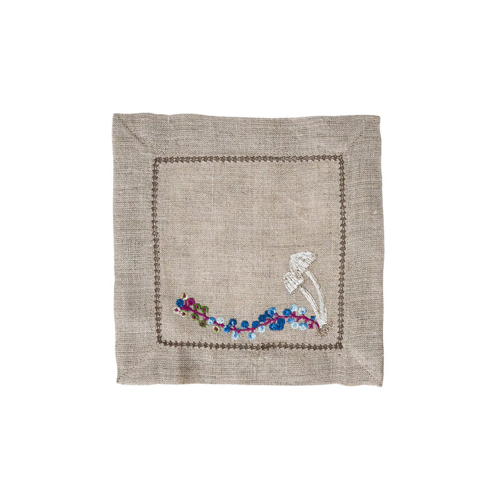 Forest Walk Cocktail Napkins Assorted Set/4 - Multi