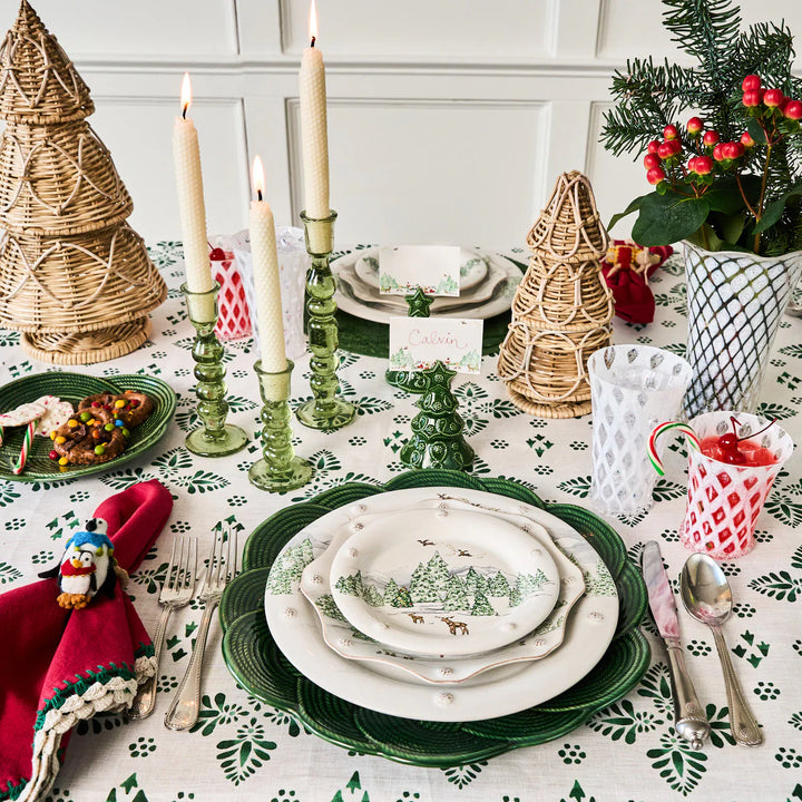 Berry &amp; Thread North Pole Tree Place Card Holder Set/4 - Basil